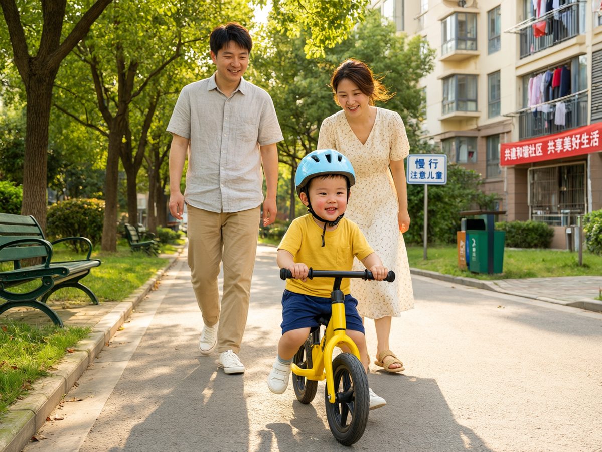 3 岁：骑上平衡车，出发！